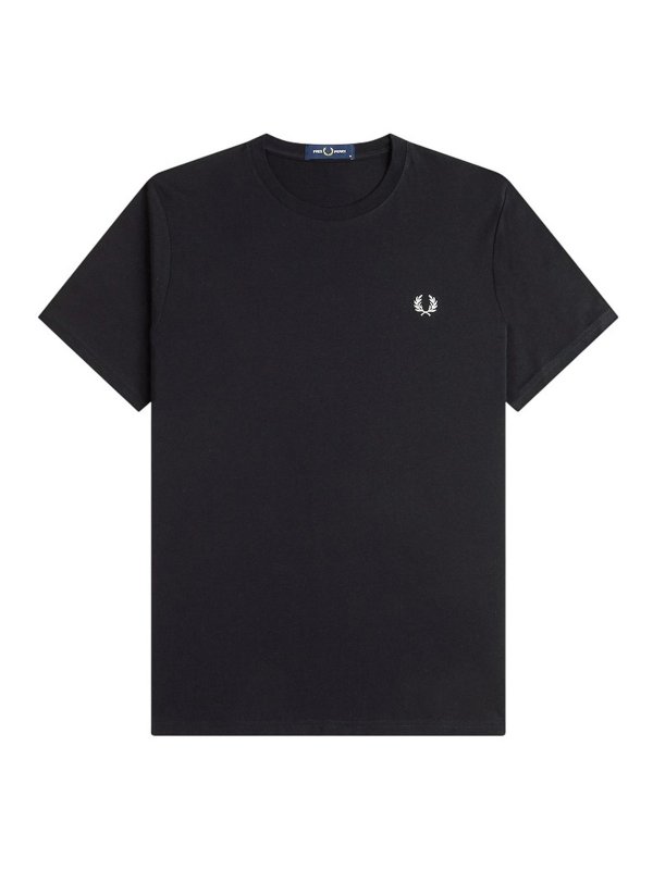 FRED PERRY: t-shirt - T-Shirt E Polo Nero