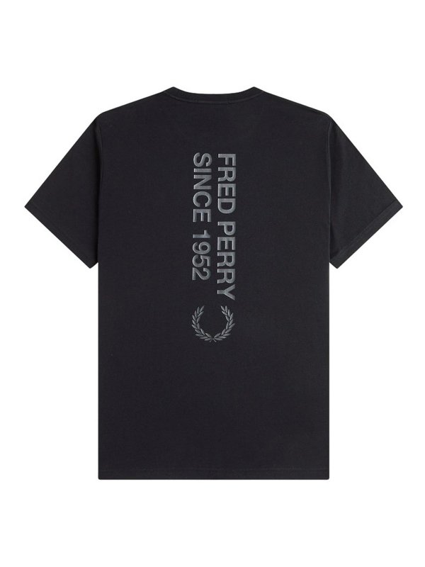 FRED PERRY: t-shirt online - T-Shirt E Polo Nero