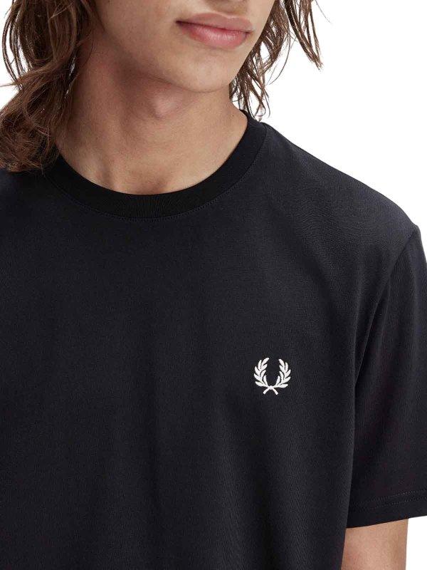 The Best Shops FRED PERRY: t-shirt - T-Shirt E Polo Nero