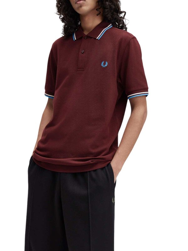 The Best Shops FRED PERRY: ポロシャツ - ポロシャツ - ダークレッド