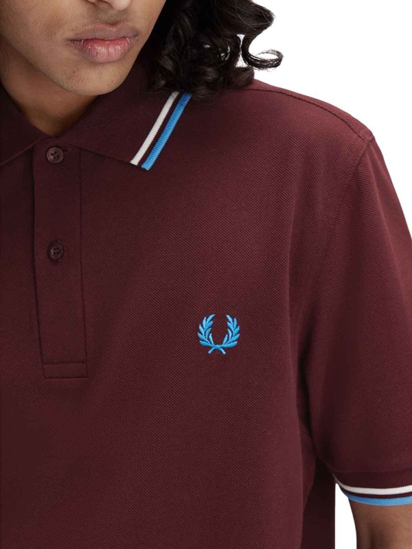 The Best Shops FRED PERRY: ポロシャツ - ダークレッド