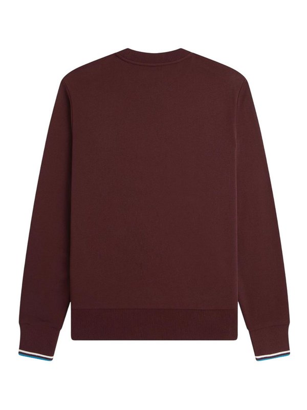 FRED PERRY: Sudaderas y suéteres online - Sudadera - Rojo Oscuro