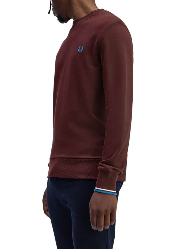 The Best Shops FRED PERRY: Sudadera - Rojo Oscuro