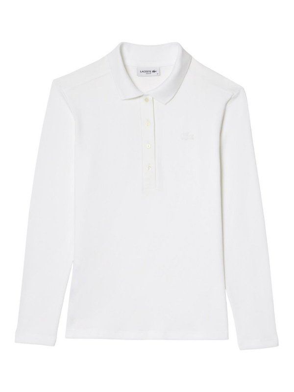 LACOSTE: Poloshirts - Poloshirt - Weiß