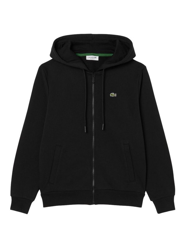 LACOSTE: Felpe e maglie - Maglie Nero