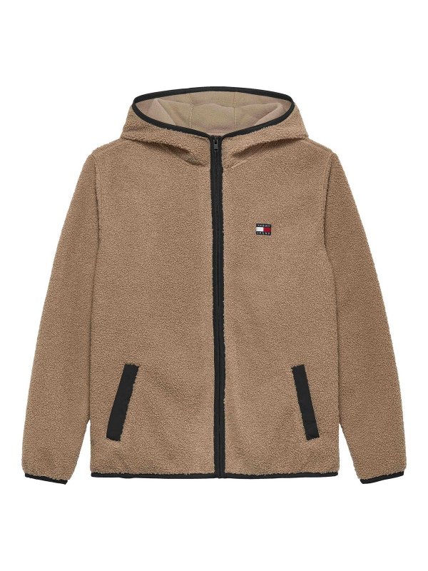 TOMMY HILFIGER: Sweatshirts & Sweaters - Beige jackets