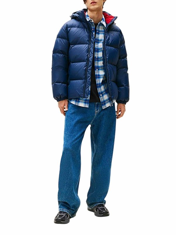 TOMMY HILFIGER: padded coats online - Blue jackets