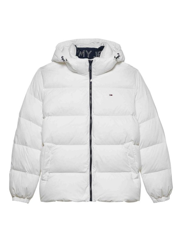 TOMMY HILFIGER: padded coats - White jackets