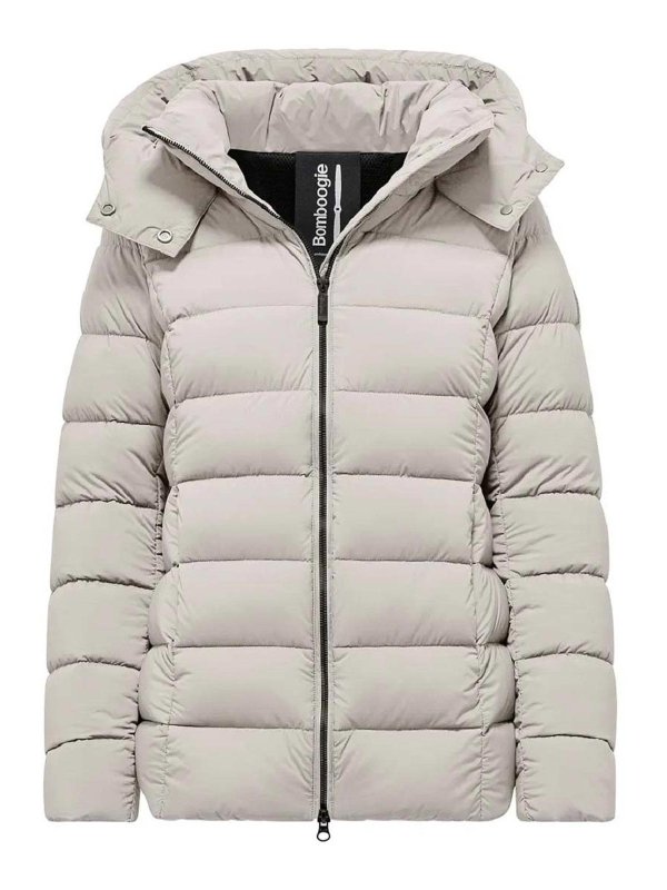 BOMBOOGIE: knee length coats - Gray jackets