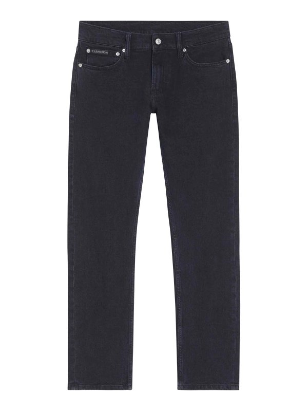 CALVIN KLEIN: jeans dritti, a sigaretta - Jeans Blu