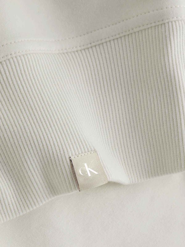 The Best Shops CALVIN KLEIN: スウェット＆セーター - スウェットシャツ/セーター - クリーム