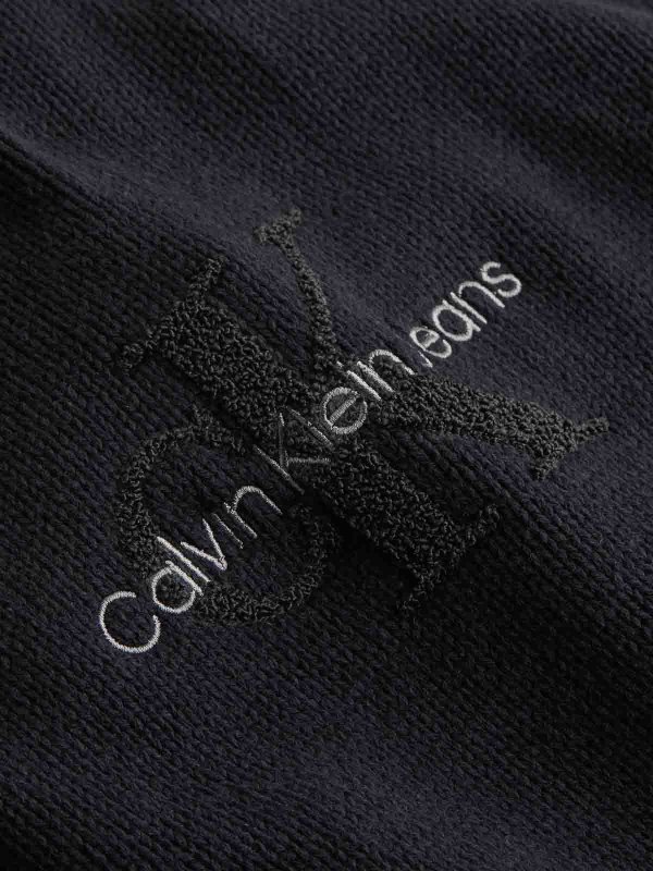 The Best Shops CALVIN KLEIN: Strickpullover mit Rundhalsausschnitt - Rundhalspullover - Schwarz