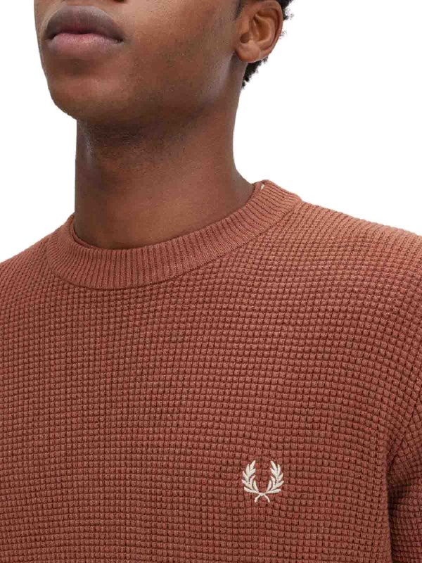 Maglie Marrone shop online: FRED PERRY