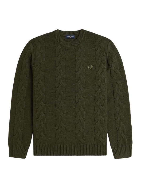 FRED PERRY: pantaloni casual - Maglie Verde