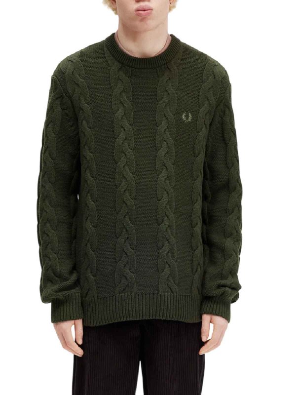 The Best Shops FRED PERRY: pantaloni casual - Maglie Verde