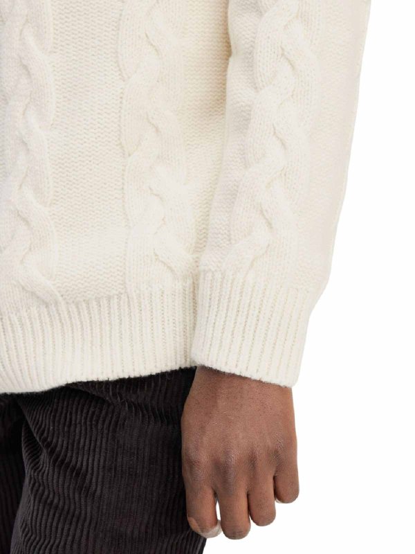 Pull col rond shop online Pull Col Rond - Crème