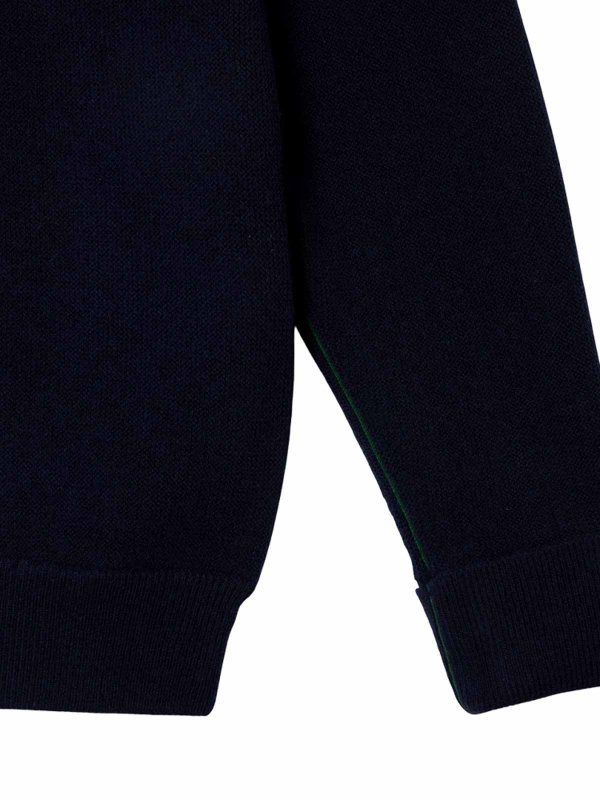 The Best Shops LACOSTE: Strickpullover mit Rundhalsausschnitt - Rundhalspullover - Blau