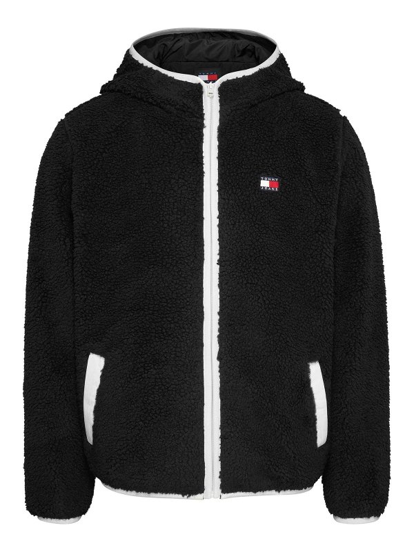 TOMMY HILFIGER: casual jackets - Black jackets