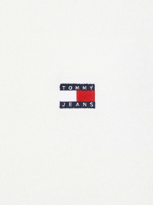 TOMMY HILFIGER: Strickpullover mit Rundhalsausschnitt online - Rundhalspullover - Weiß