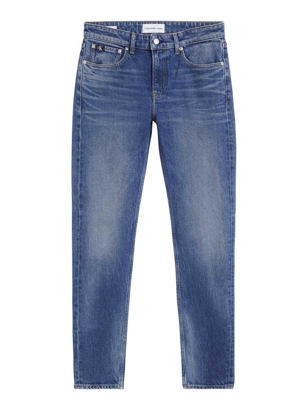 CALVIN KLEIN: straight leg jeans - Jeans Blu