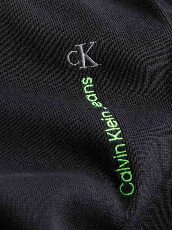 CALVIN KLEIN: maglia a collo alto e polo online - Maglie Nero