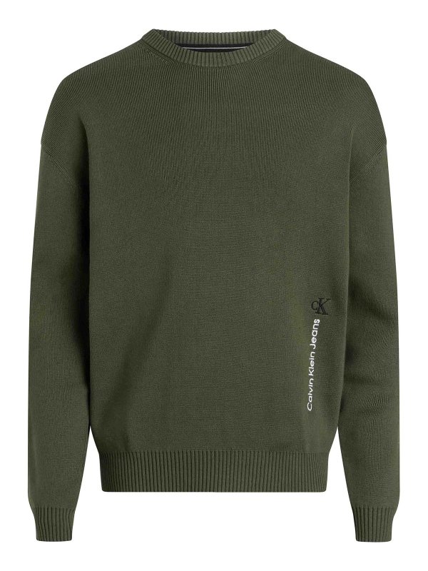 CALVIN KLEIN: Rollkragenpullover  und Polo-Ausschnitt - Rollkragenpullover - Grün