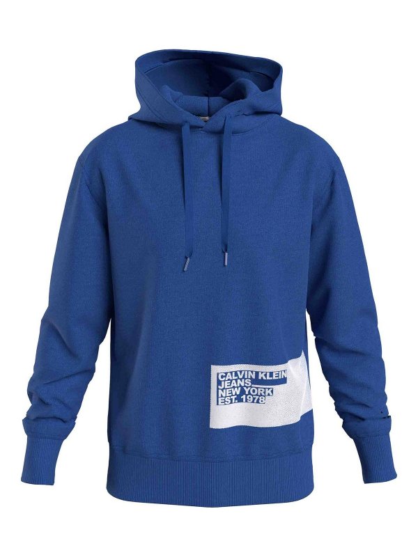 CALVIN KLEIN: Sweatshirts und Pullover - Sweatshirt - Blau