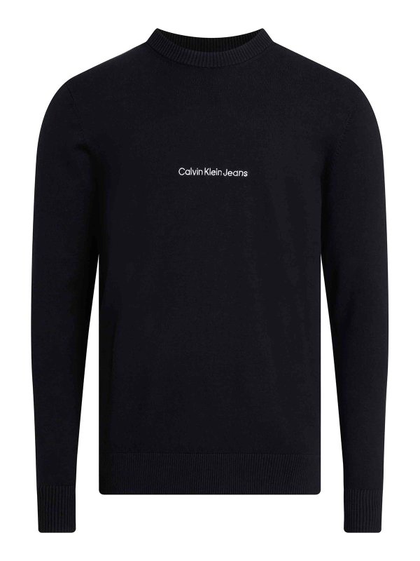 CALVIN KLEIN: Sudaderas y suéteres - Sudadera - Negro