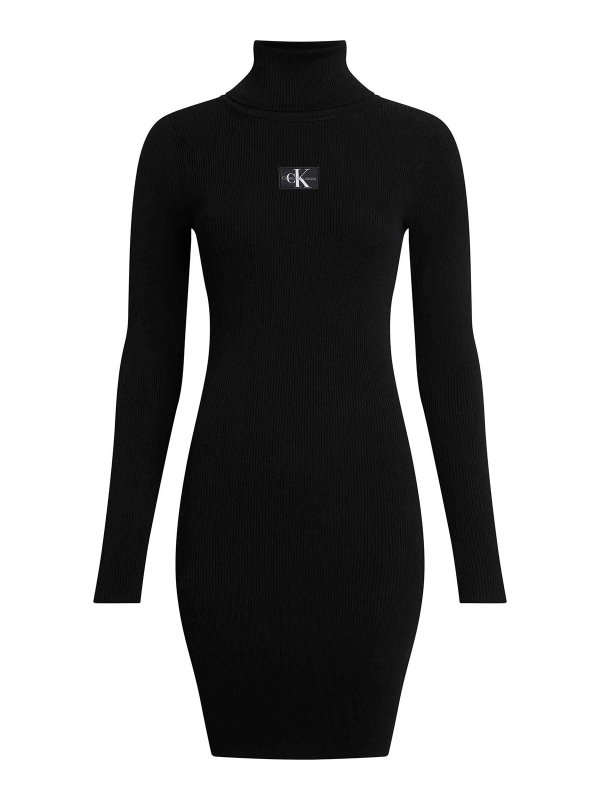 CALVIN KLEIN: abiti al ginocchio - Vestito  Nero