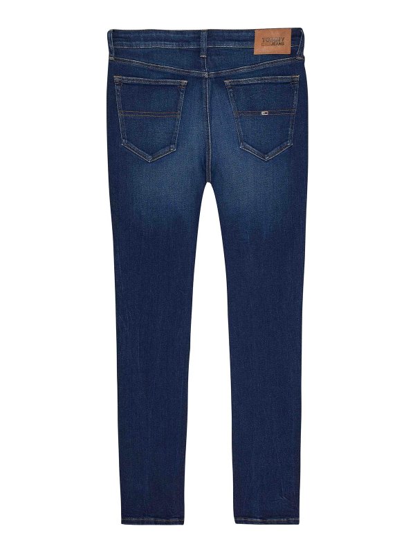 The Best Shops TOMMY HILFIGER: スキニージーンズ - スキニージーンズ - ブルー
