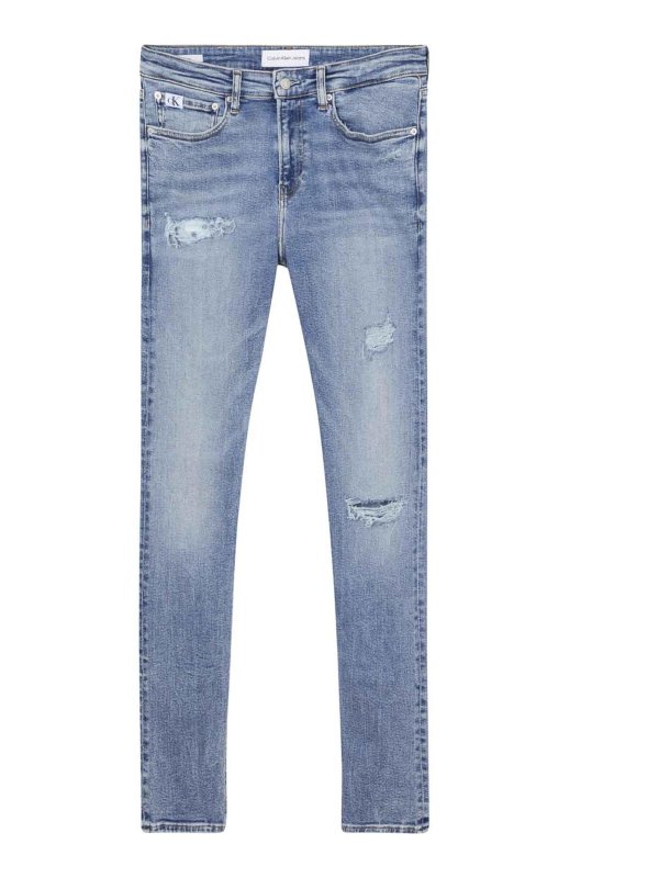 CALVIN KLEIN: Jeans pitillos - Vaqueros Pitillos - Azul