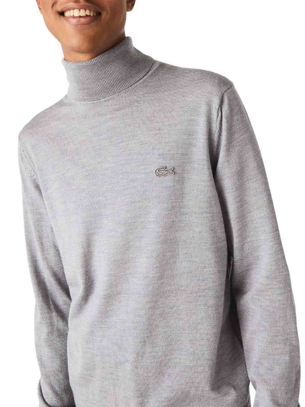LACOSTE: Col roulé & Col polo online - Pull Col Roulé - Gris
