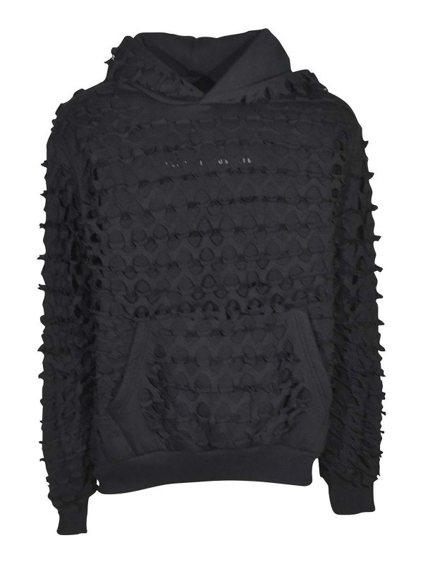 ALPHA INDUSTRIES: crew necks - Sweaters Black