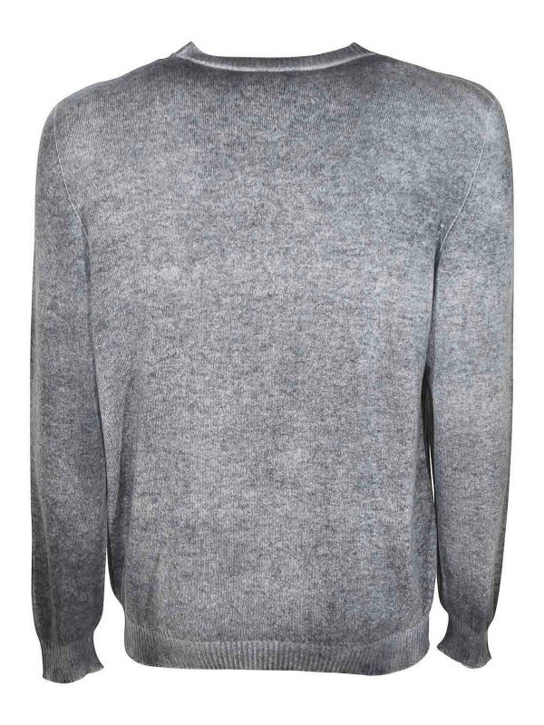 AVANT-TOI: Strickpullover mit Rundhalsausschnitt online - Rundhalspullover - Grau