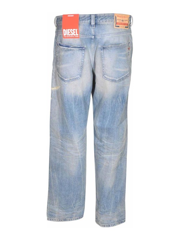 DIESEL: Jeans Rectos online - Vaqueros Rectos - Gris Claro