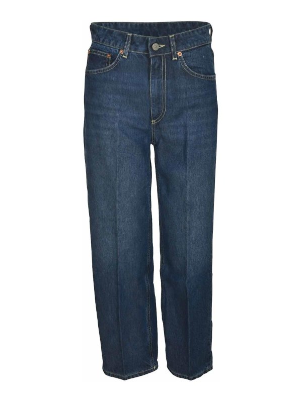 DONDUP: Jeans Rectos - Vaqueros Rectos - Gris Oscuro