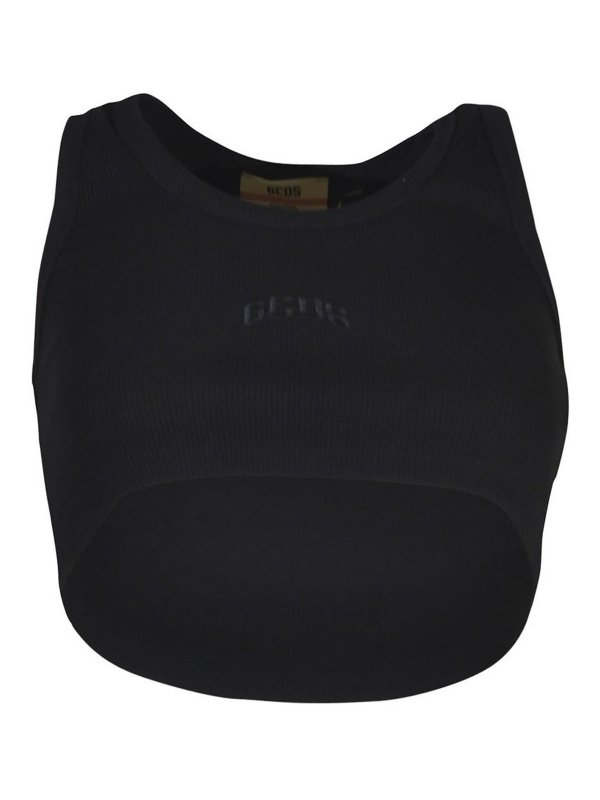 GCDS: Tops & Tank tops - Top Black