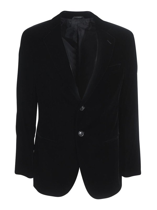 GIORGIO ARMANI: blazers - Jackets Black