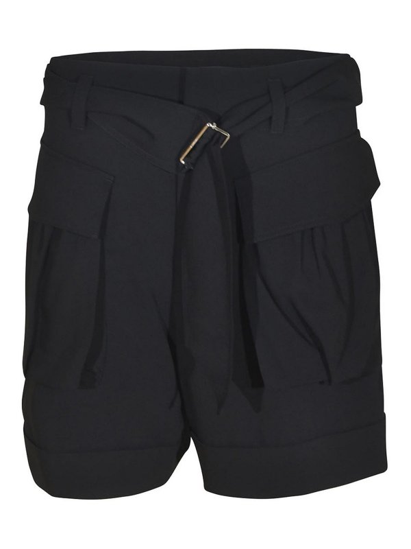LANVIN: Trousers Shorts - Shorts Black