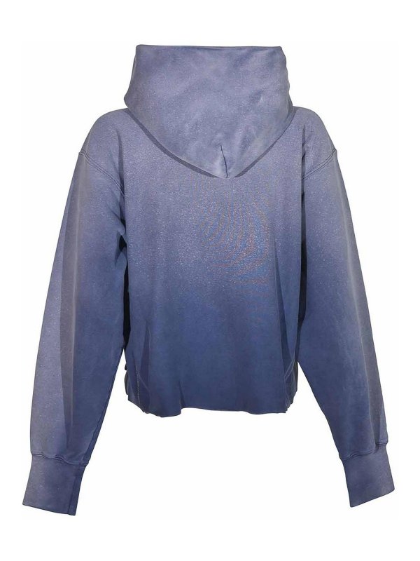 Maison Margiela: Strickpullover mit Rundhalsausschnitt online - Rundhalspullover - Grau