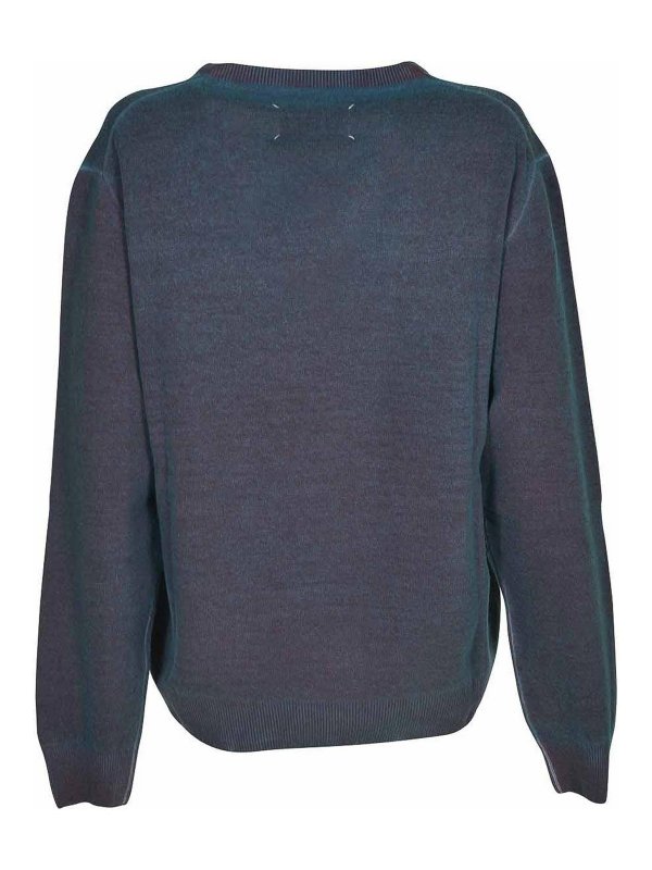 Maison Margiela: クルーネック online - クルーネック - ダークグレー