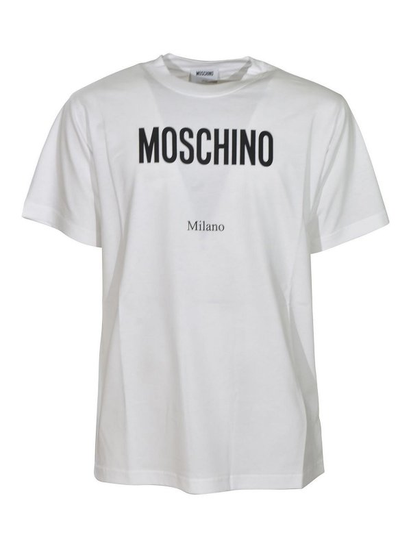 MOSCHINO: T-shirts - T-Shirt - Hellgrau