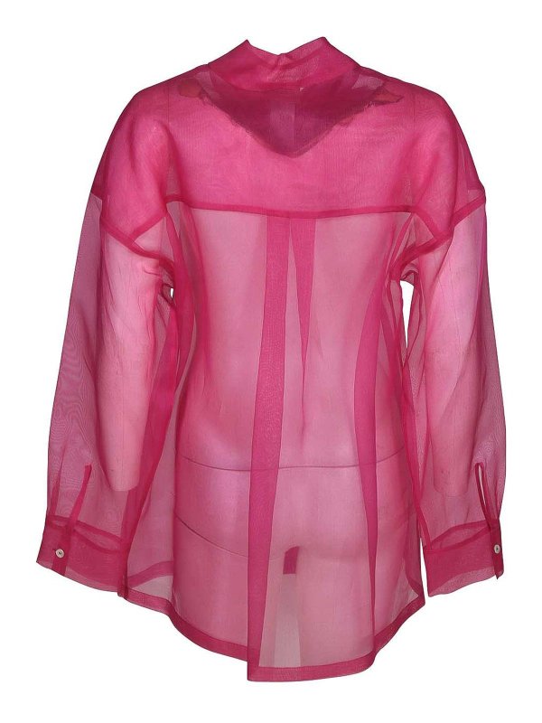 P.A.R.O.S.H.: shirts online - Shirts Fuchsia