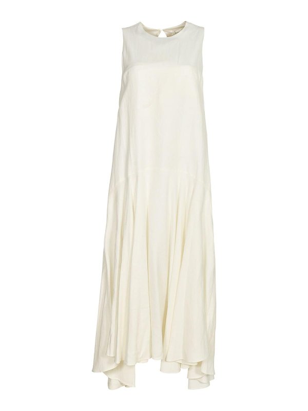 P.A.R.O.S.H.: Maxikleider - Maxikleid - Creme