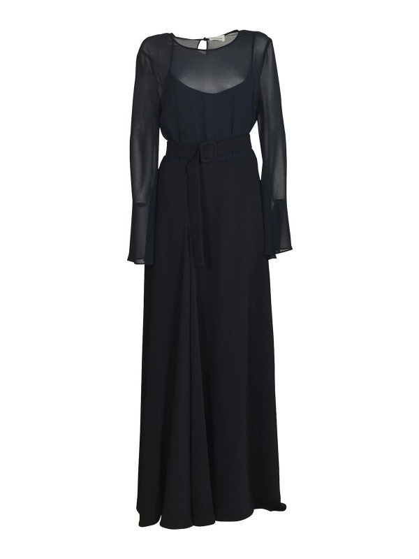 P.A.R.O.S.H.: maxi dresses - Dresses Blue