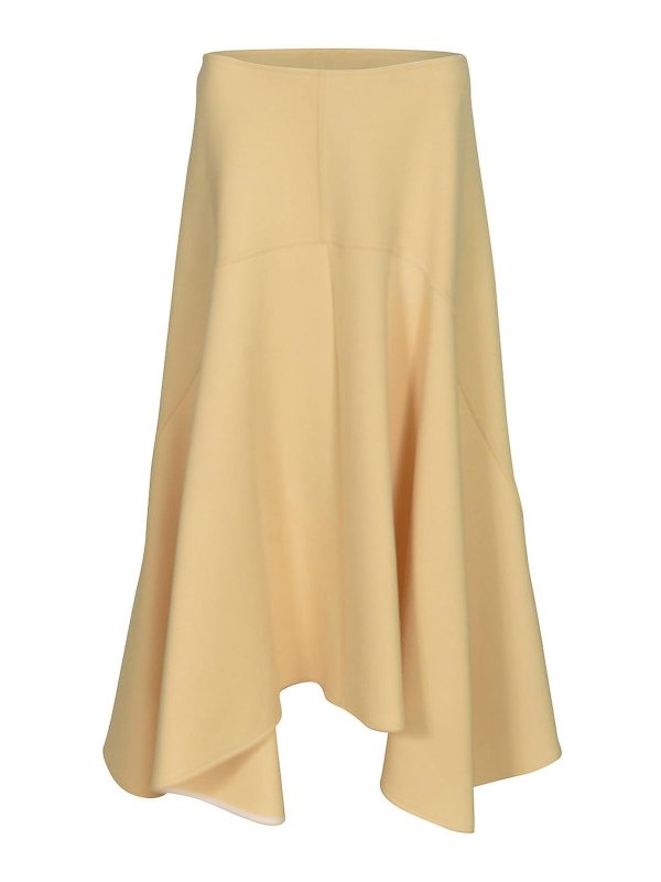 PLAN C: Jupes longues - Jupe Longue - Jaune Clair