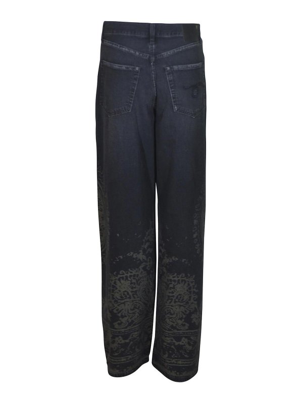 R13: straight leg jeans online - Jeans Black