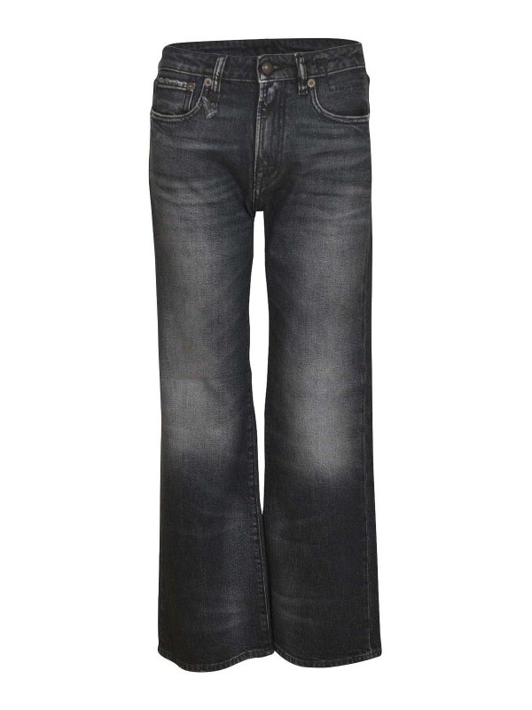 R13: flared jeans - Jeans Black