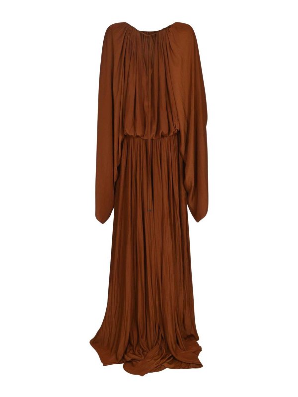 LANVIN: Maxikleider online - Maxikleid - Braun
