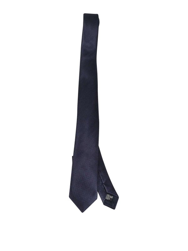GIORGIO ARMANI: Corbatas y pajaritas - Corbata - Azul